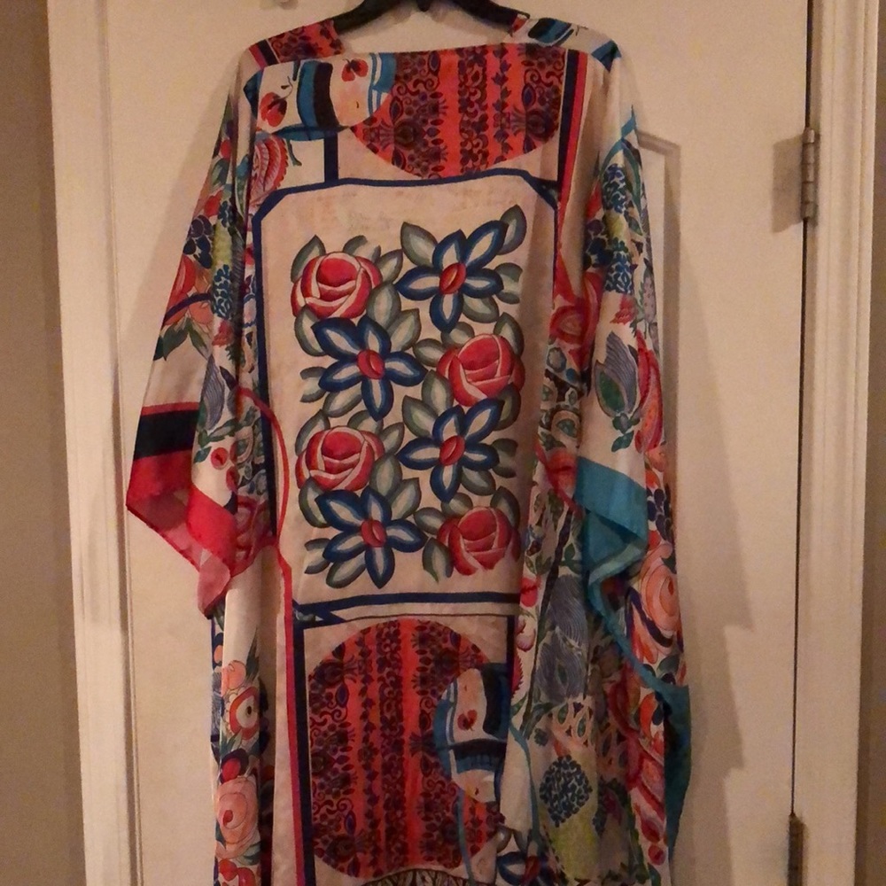 New TRF Outerwear Zara Floral Kimono Jacket sz s/m